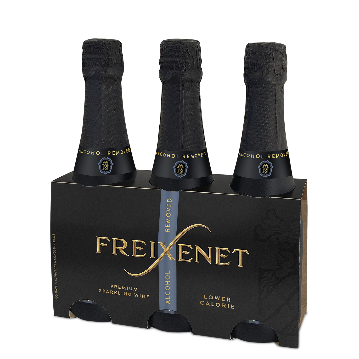 Freixenet Alcohol-Removed Sparkling White Wine 3 Pack (200 ml Bottles)