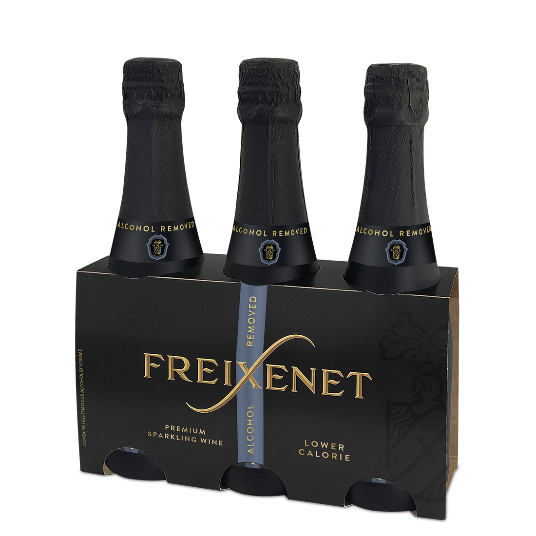 Freixenet Alcohol-Removed Sparkling White Wine 3 Pack (200 ml Bottles)